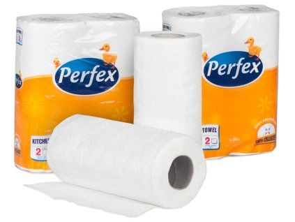 398 kuchyn role boni perfex 2 vrstva celuloza extra bila