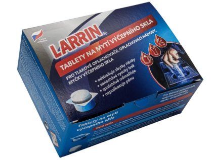 larrin tablety na myti vycepniho skla