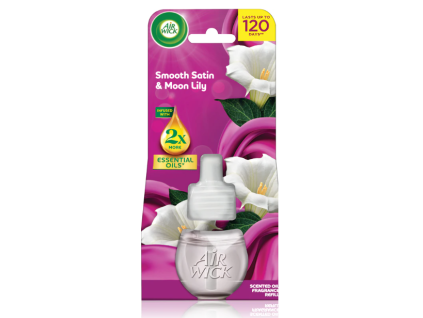 Air Wick náplň do zásuvky 19ml Jemný satén a měsíční lilie Smoot Satin&Moon Lily