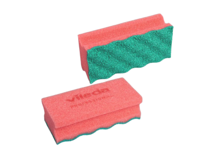 PUR Active houbička 7x15cm červená Vileda Professional bal.10ks BC123112