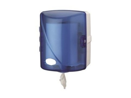zasobnik na rucniky v roli interfeed paper towel dispenser modry 090714