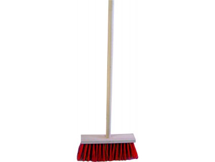 Smetak dreveny prumyslovy 25cm s nasadou 120cm J