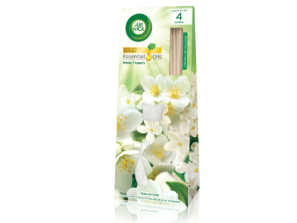 Air Wick Vonné tyčinky osvěžovač 30ml white flowers bílé květy