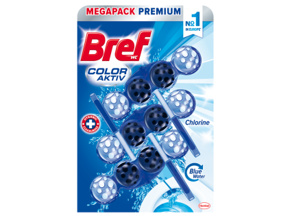 Bref wc blok color active chlorine 3 ks 50 g bc system 1