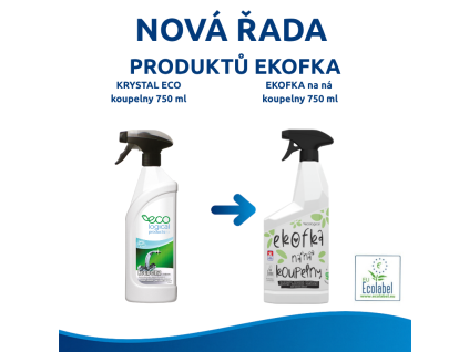 KRYSTAL na koupelny ECO 750ml