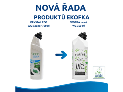 KRYSTAL WC cleaner ECO 750ml nově pod 4.001688 Ekofka
