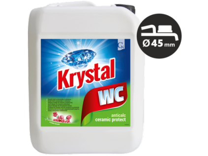KRYSTAL WC kyselý na keramiku s ochranou, zelený 5l