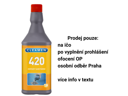 Cleamen 420 odpady sanitární 1l