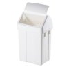 plastovy odpadkovy kos Patty s klapkou 25l bily II
