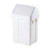 plastovy odpadkovy kos Patty s klapkou 25l bily