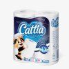 Kuchyňské utěrky Cattia 2.vr., 10m extra bílá 2x50 útržků modré